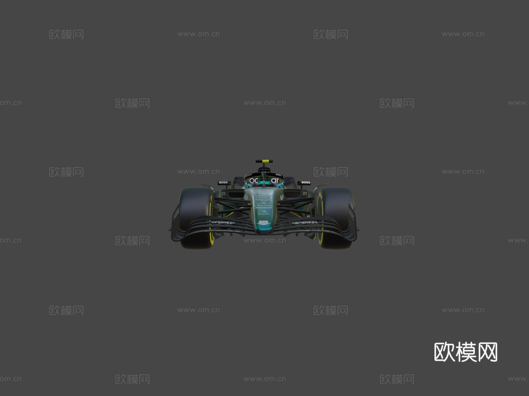阿斯顿马丁F1 AMR23 20233d模型下载（渲染图5）