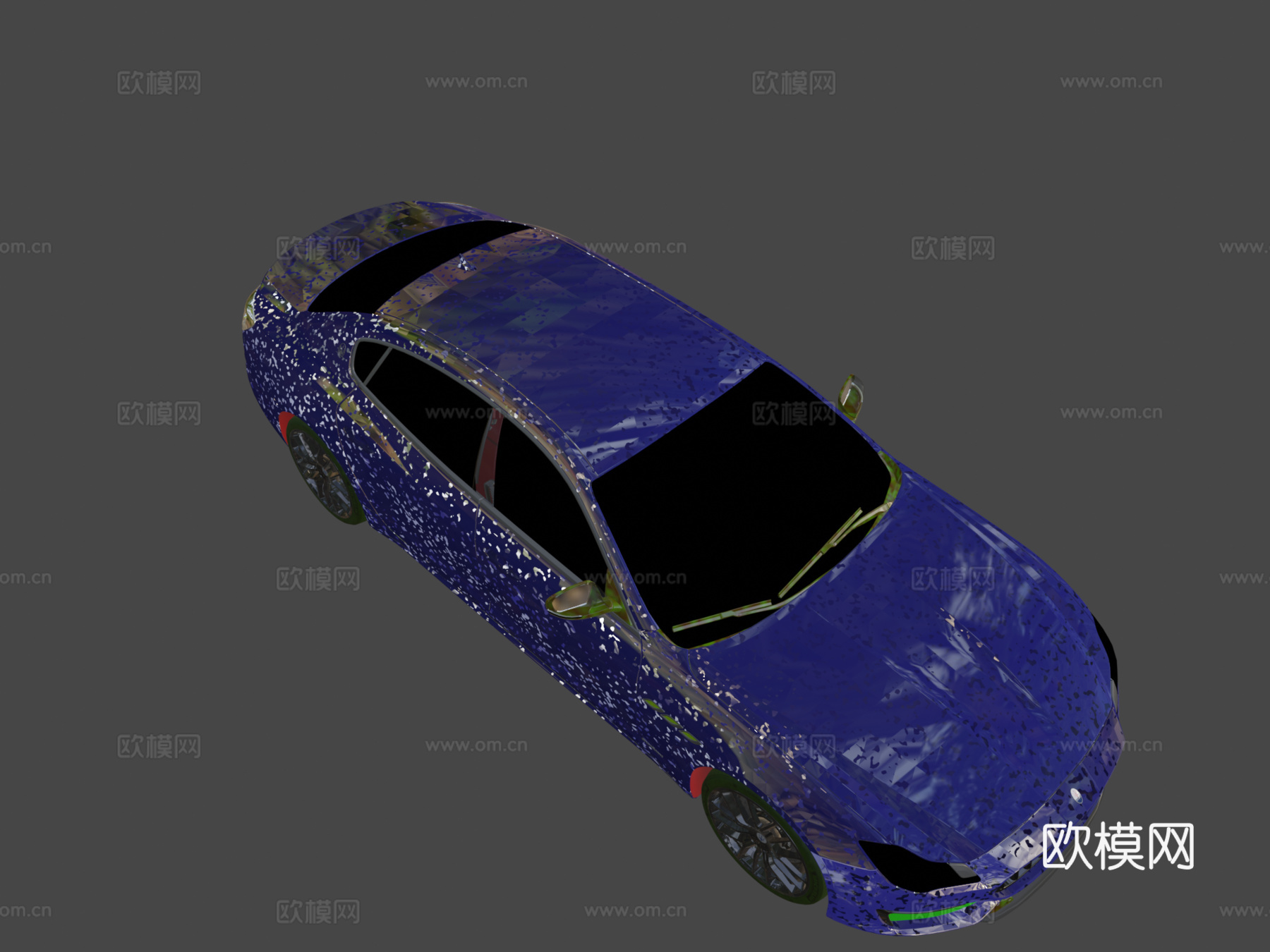 AC  玛莎拉蒂 四门轿车3d模型下载（渲染图8）