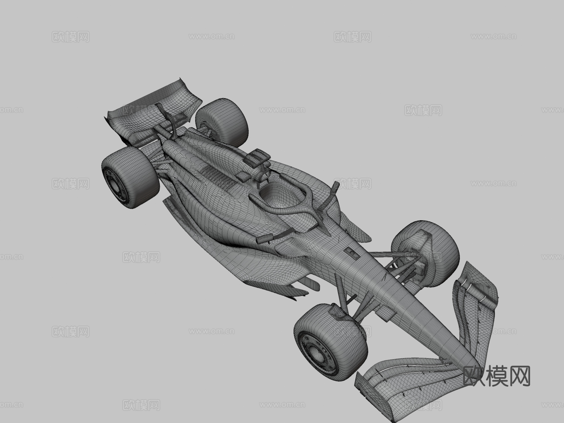 阿斯顿马丁F1 AMR23 20233d模型下载（渲染图3）