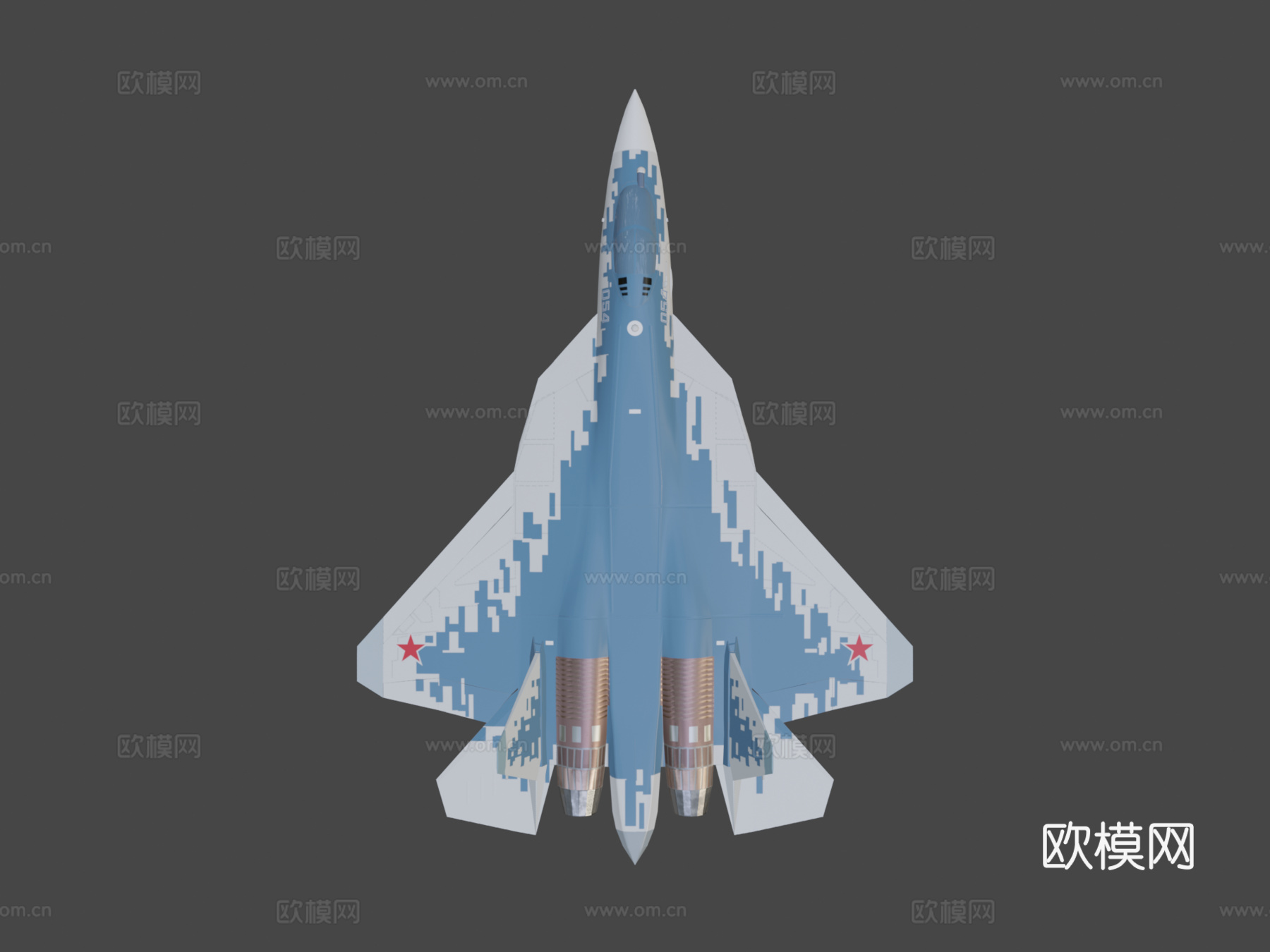 苏霍伊Su573d模型下载（渲染图7）