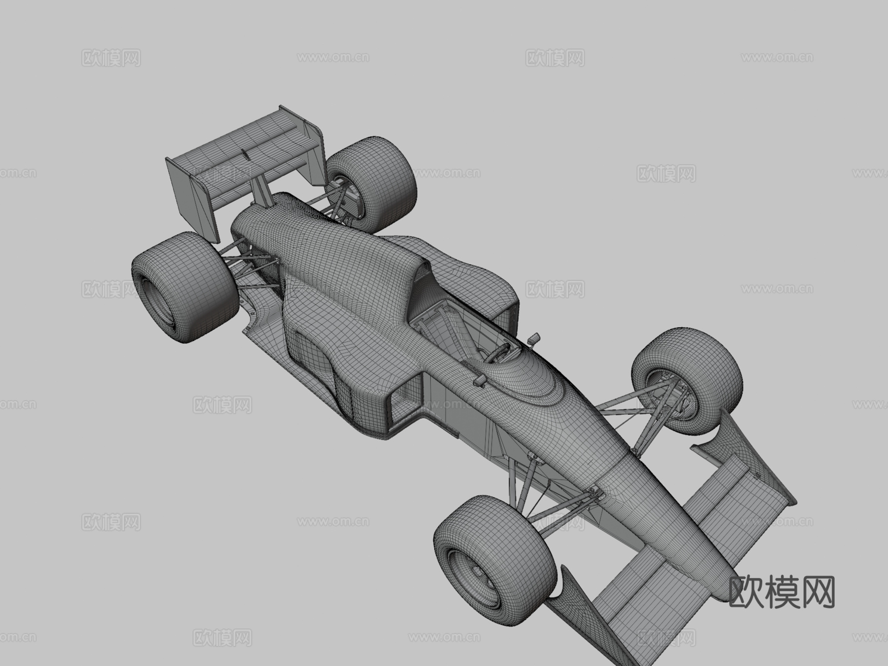 迈凯伦MP45  一级方程式3d模型下载（渲染图3）