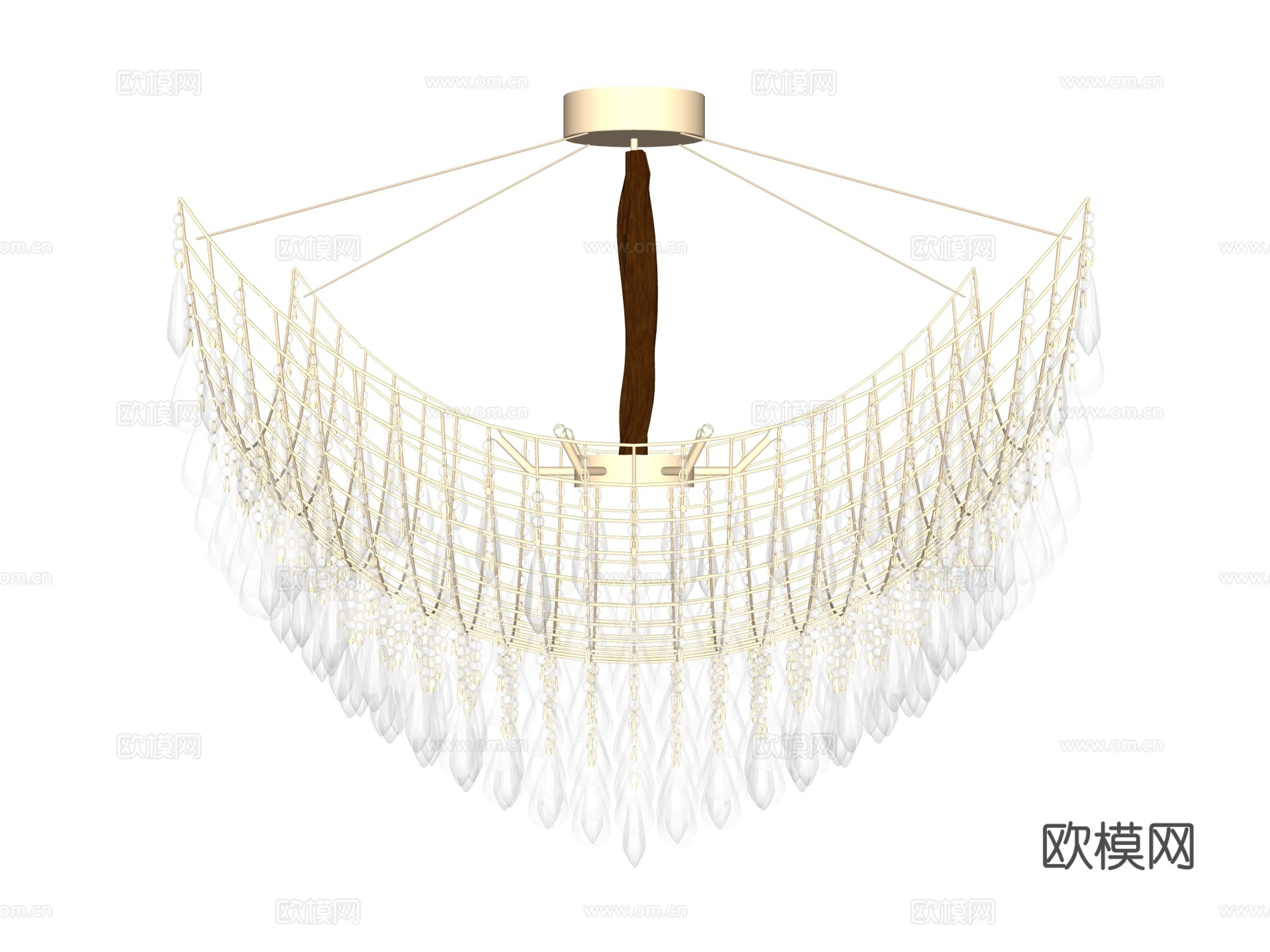 吊灯 水晶吊灯 金属吊灯 装饰灯具su模型