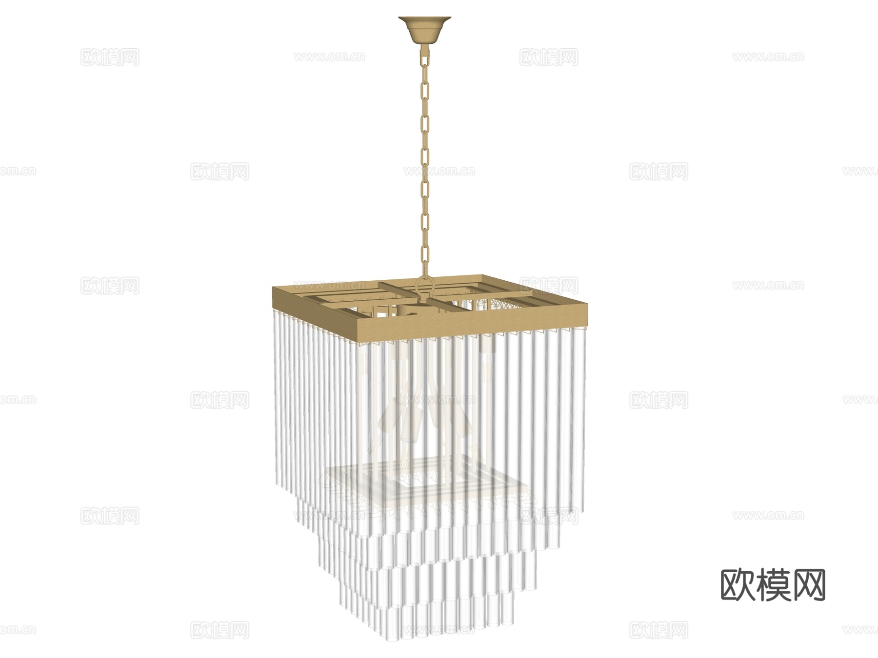 吊灯 水晶吊灯 金属吊灯 装饰灯具su模型
