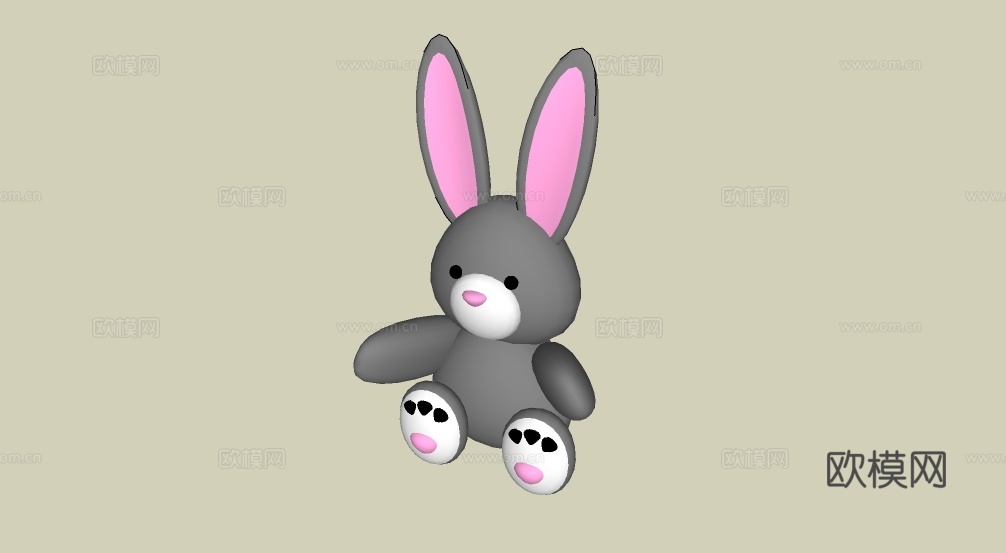 儿童游乐设施  摆件su模型