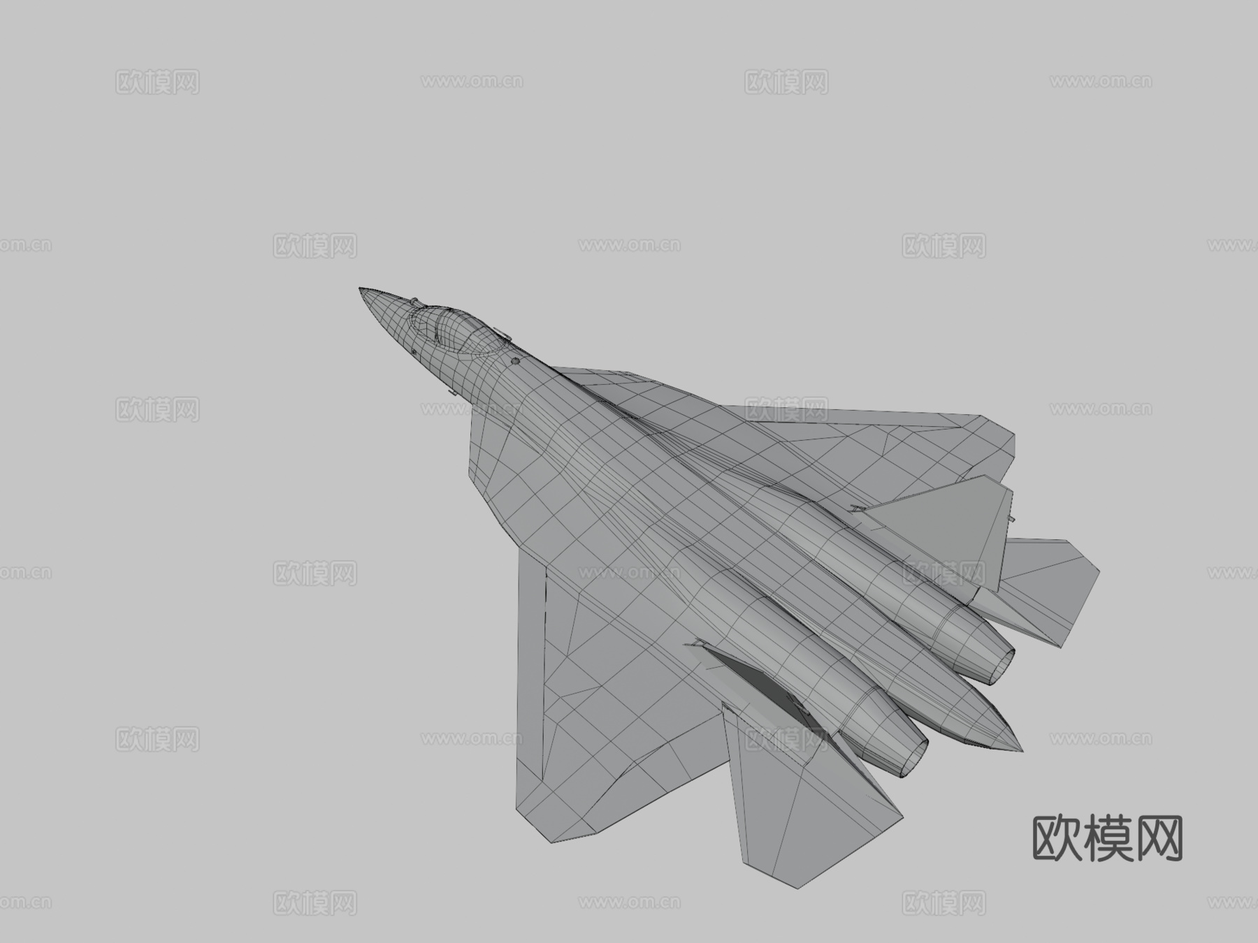 苏霍伊Su573d模型下载（渲染图3）