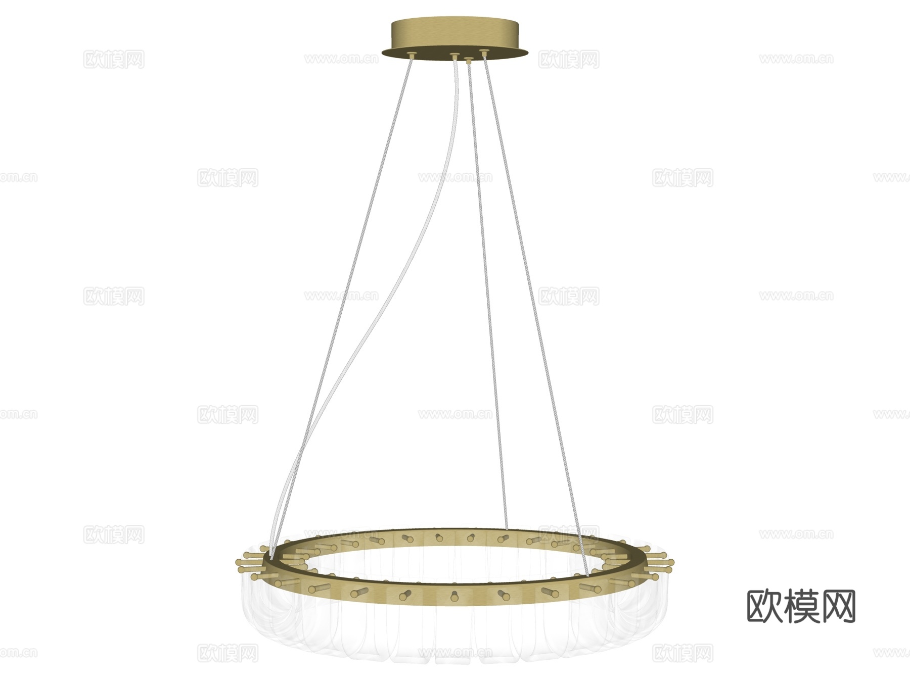 吊灯 水晶吊灯 金属吊灯 装饰灯具su模型