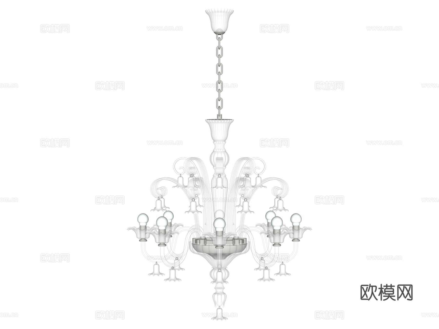 吊灯 水晶吊灯 金属吊灯 装饰灯具su模型