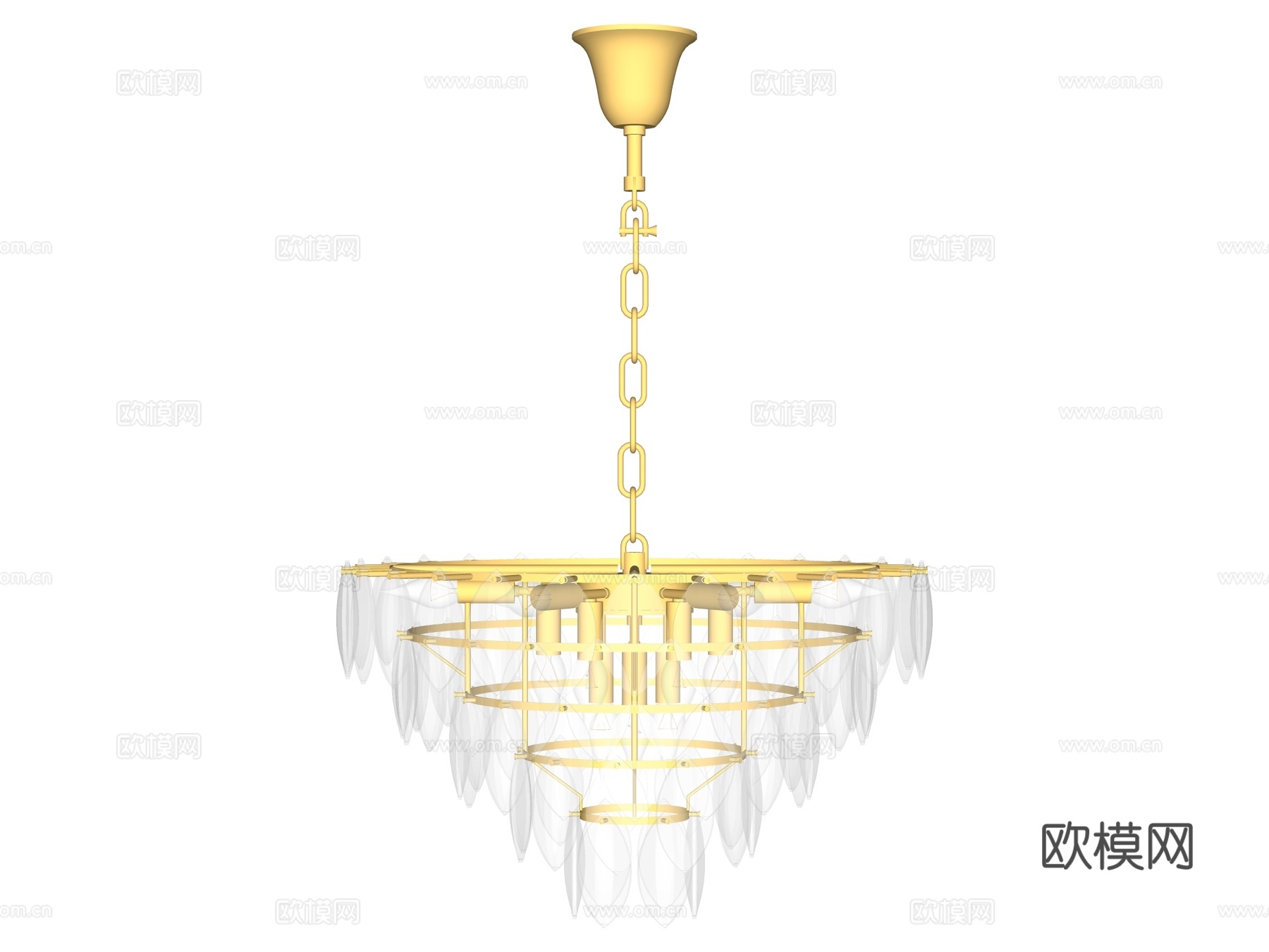 吊灯 水晶吊灯 金属吊灯 装饰灯具su模型