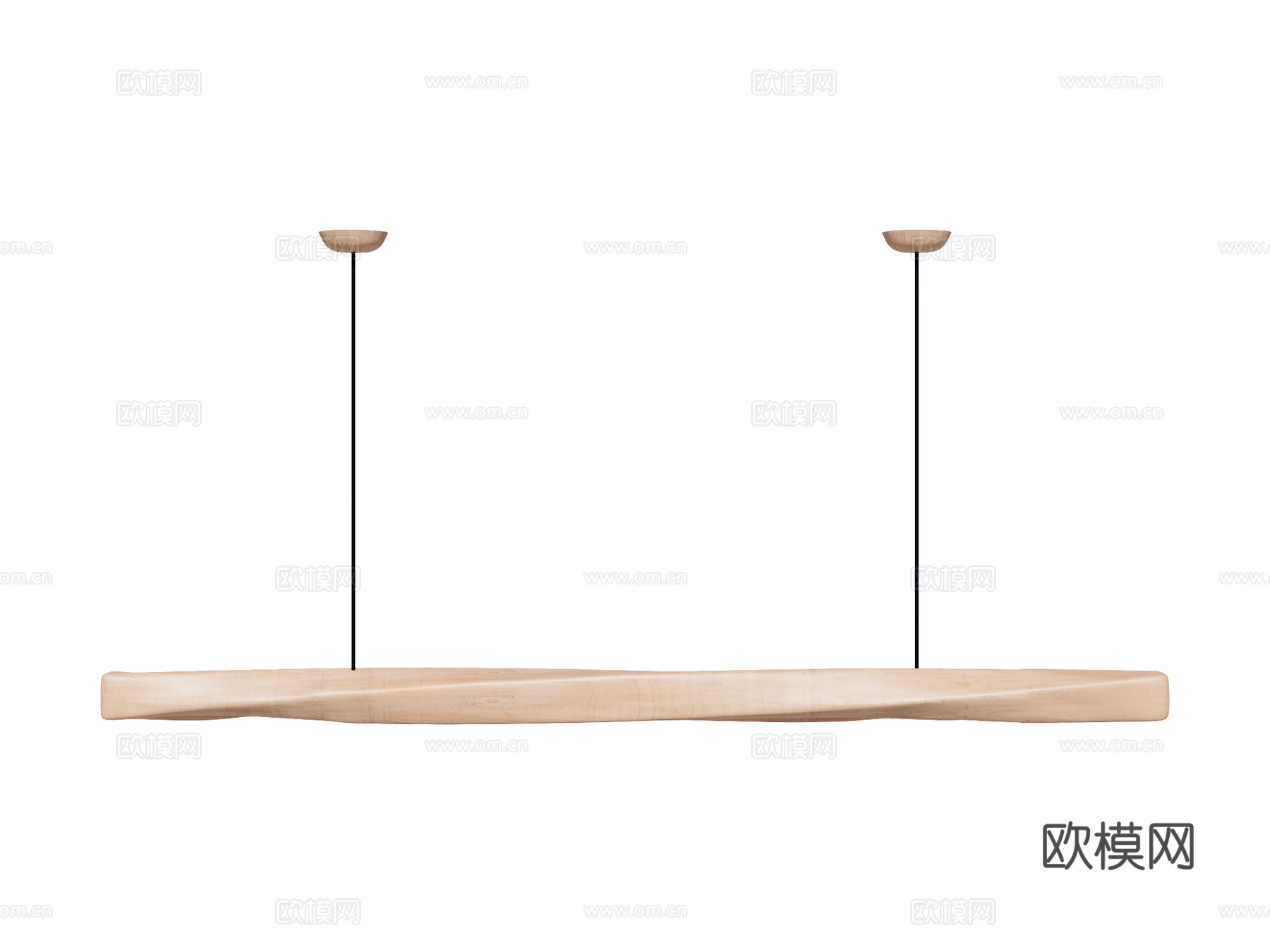 吊灯 条形吊灯 装饰灯具su模型