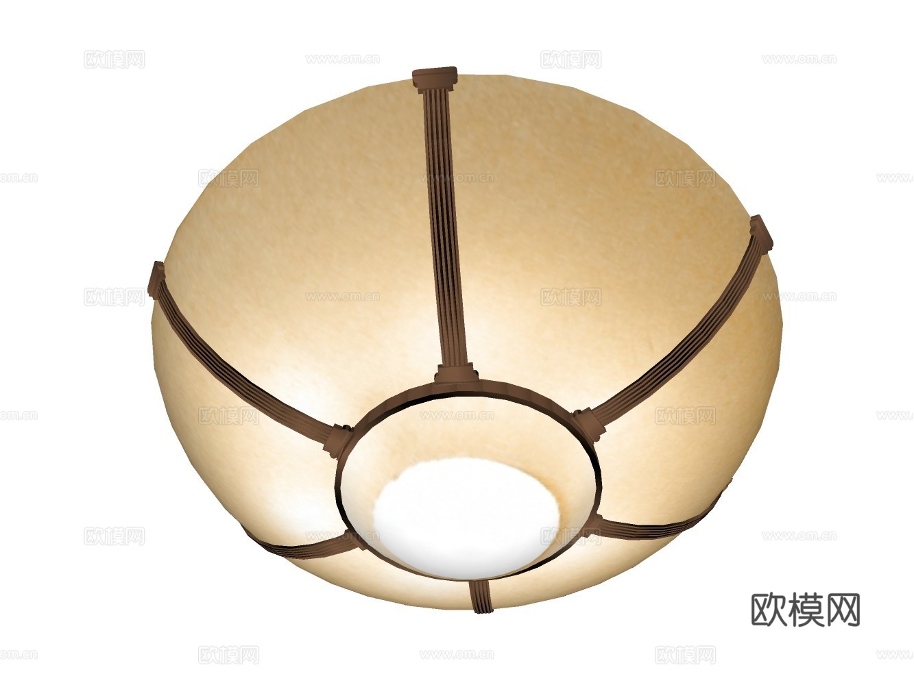 家装吸顶灯su模型