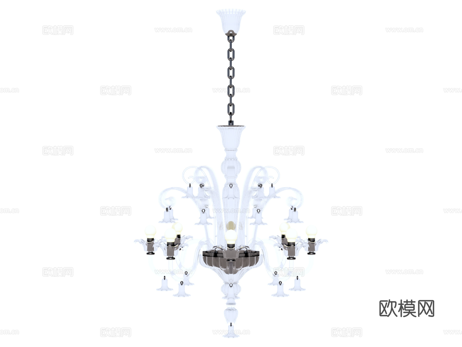 吊灯 水晶吊灯 金属吊灯 装饰灯具su模型