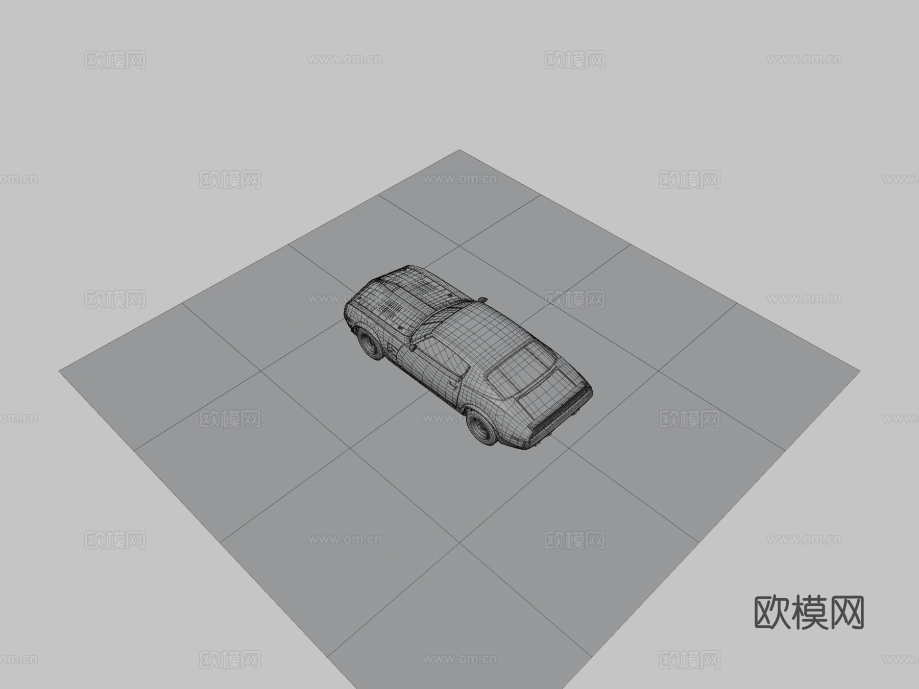 美国01  熊怪的废车大赛3d模型下载（渲染图3）