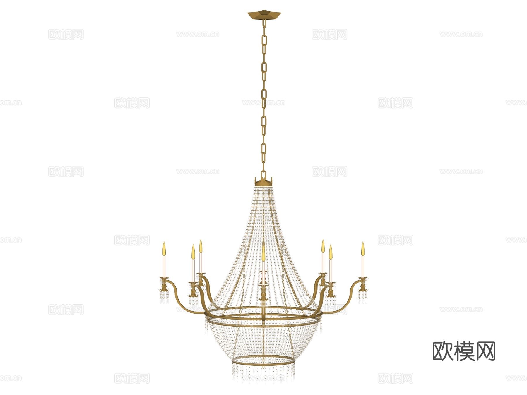 吊灯 水晶吊灯 金属吊灯 装饰灯具su模型