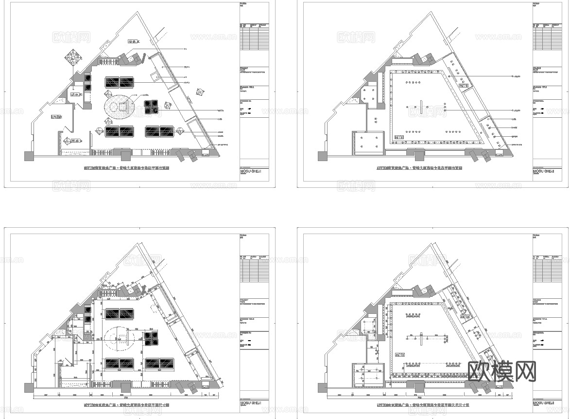 34套女装 男装 服装店 家具专卖店 最新全套施工图设计cad施工图