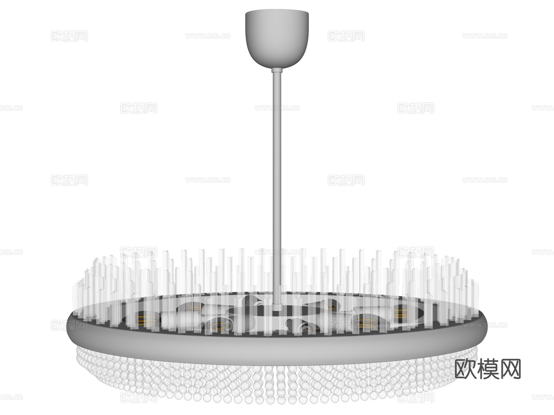 吊灯 水晶吊灯 金属吊灯 装饰灯具su模型