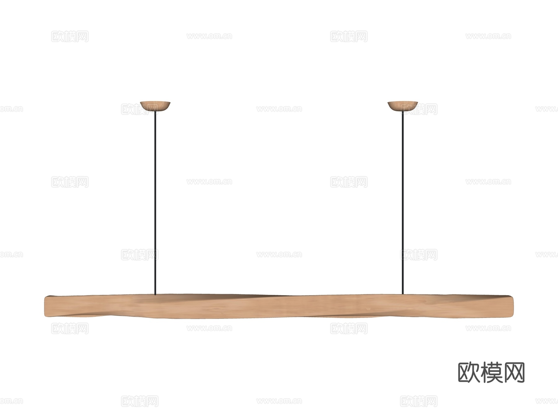 吊灯 条形吊灯 装饰灯具su模型