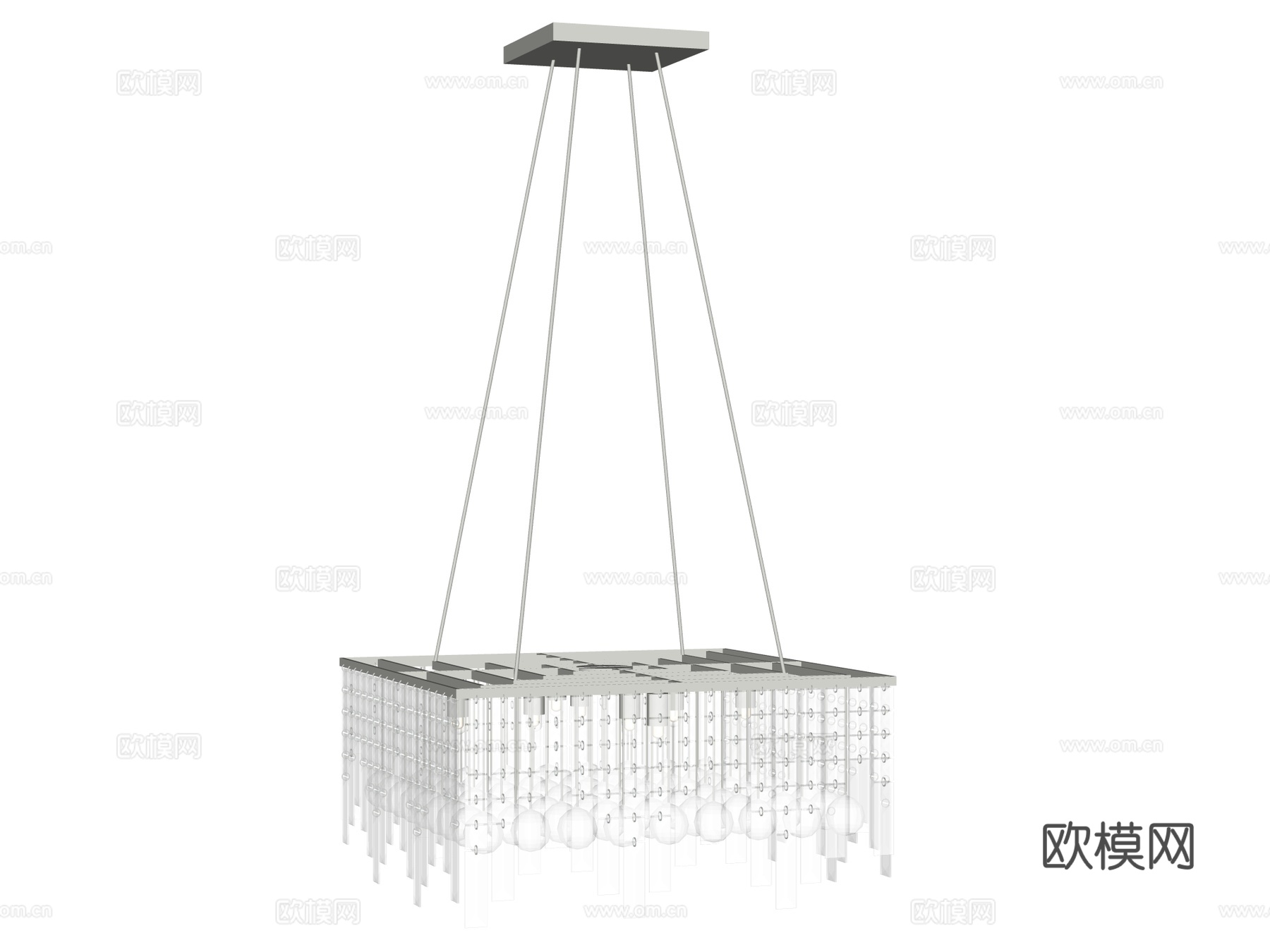 吊灯 金属吊灯 玻璃吊灯 装饰灯具su模型