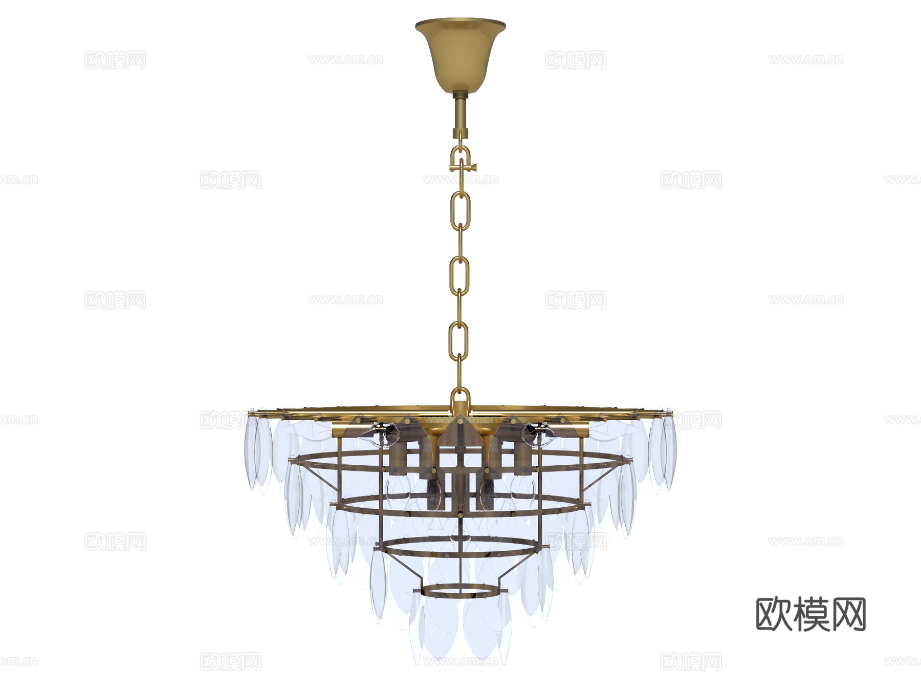 吊灯 水晶吊灯 金属吊灯 装饰灯具su模型