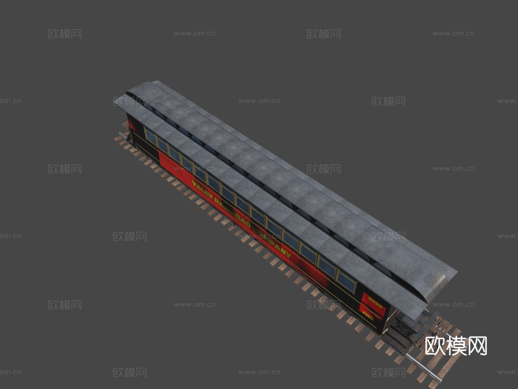 火车车厢3d模型下载（渲染图8）