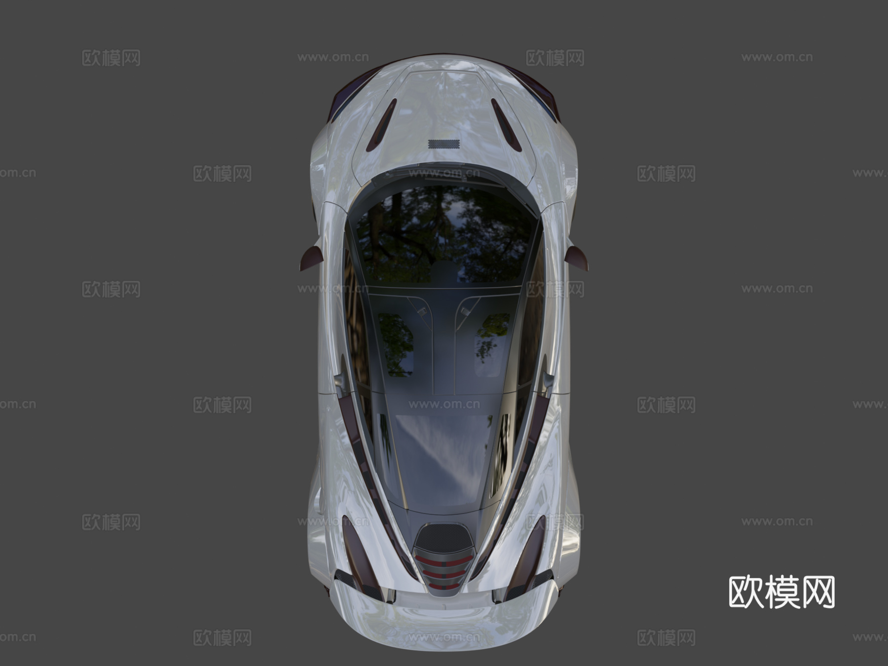 迈凯伦720S LBWK 未完成3d模型3d模型下载（渲染图7）