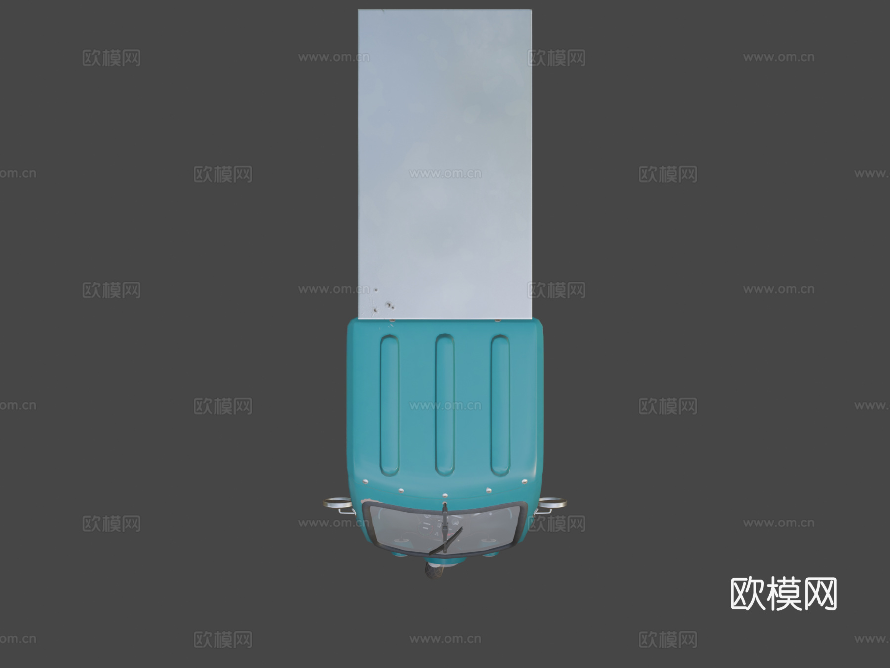 煎饼果子餐车3d模型下载（渲染图6）