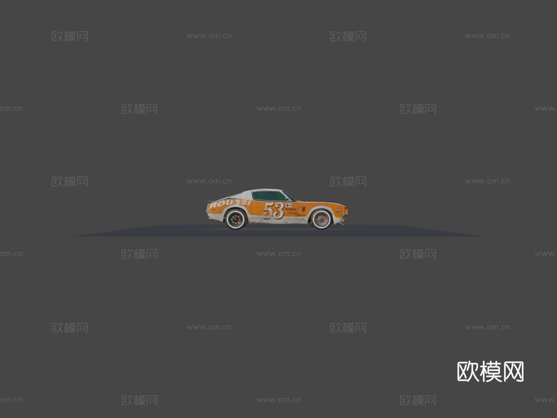 美国01  熊怪的废车大赛3d模型下载（渲染图6）