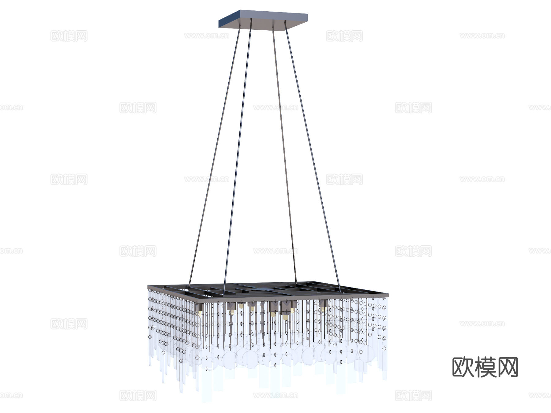 吊灯 金属吊灯 玻璃吊灯 装饰灯具su模型