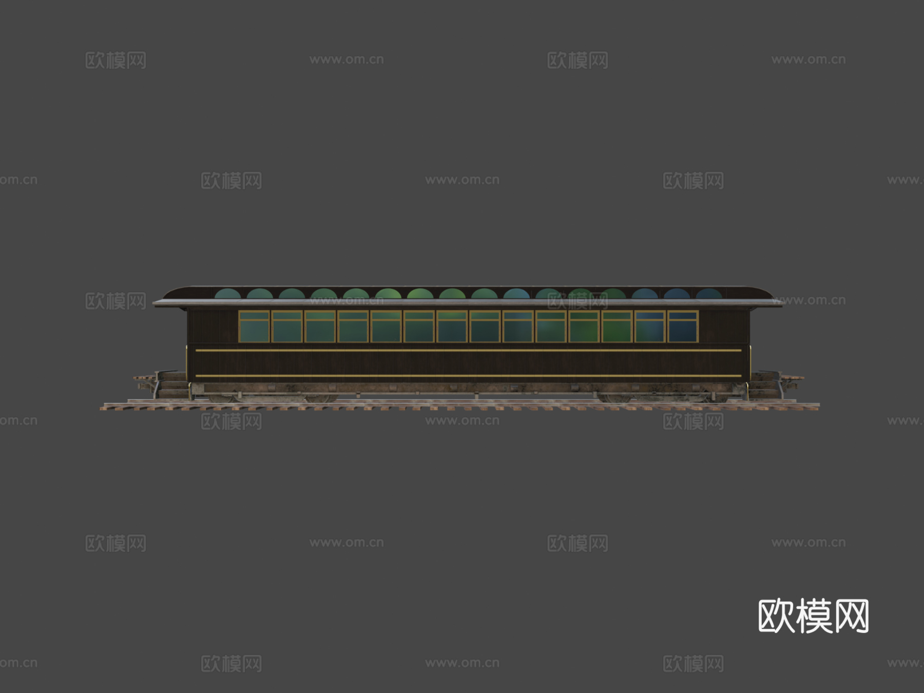 火车车厢3d模型下载（渲染图5）