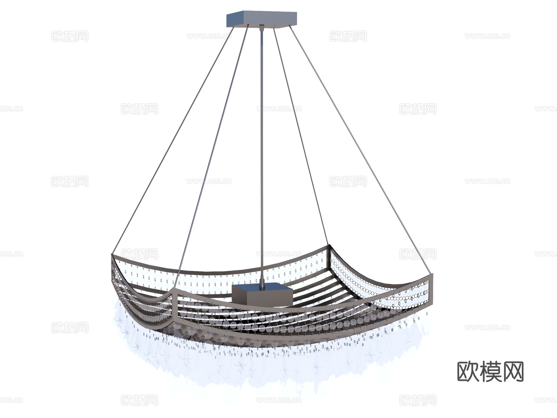 吊灯 水晶吊灯 金属吊灯 装饰灯具su模型