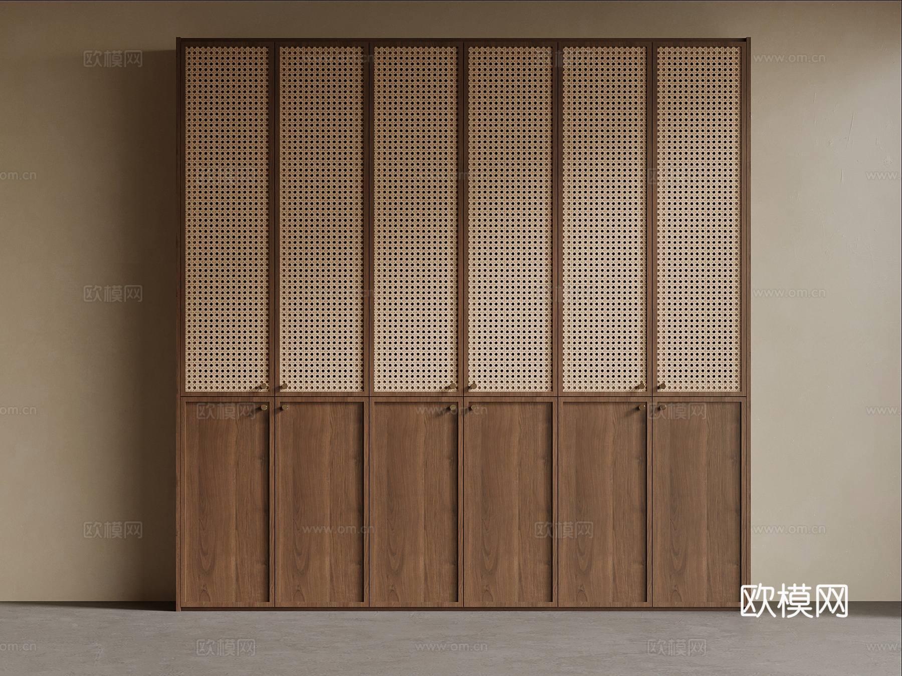 中古风书柜3d模型