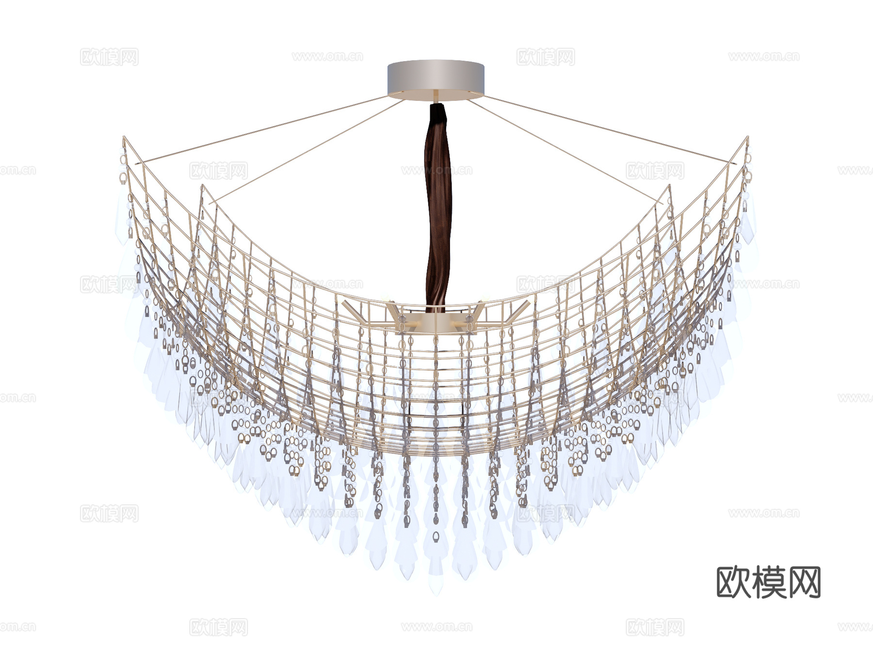 吊灯 水晶吊灯 金属吊灯 装饰灯具su模型