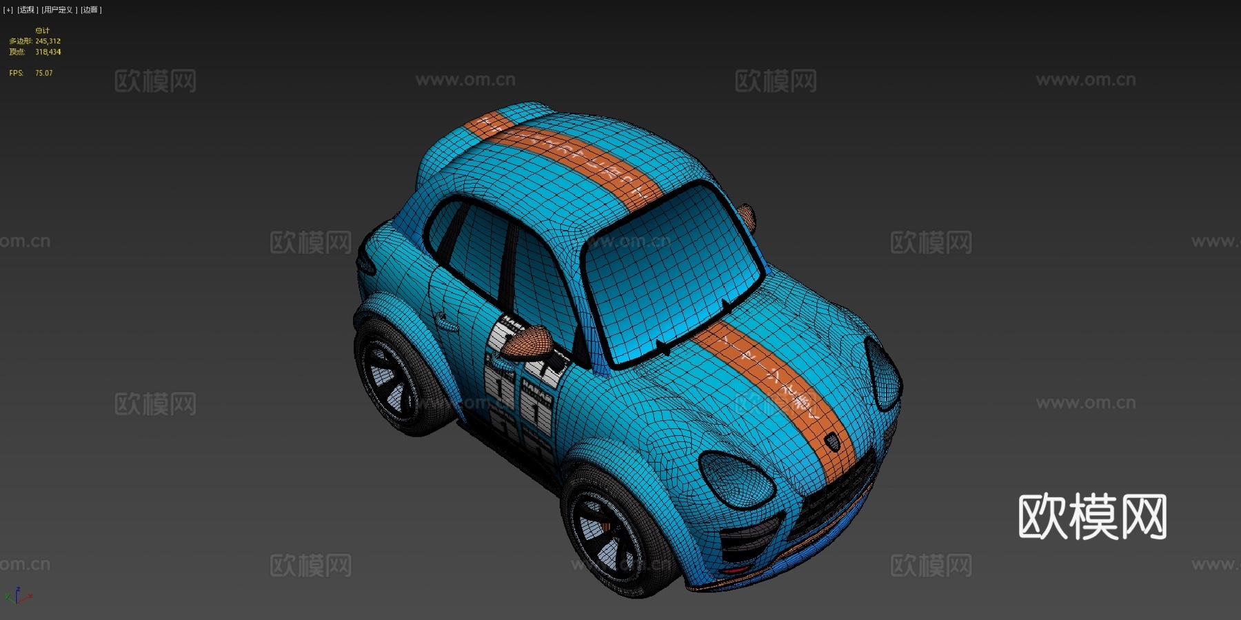 保时捷 Macan  卡班3d模型下载（渲染图4）