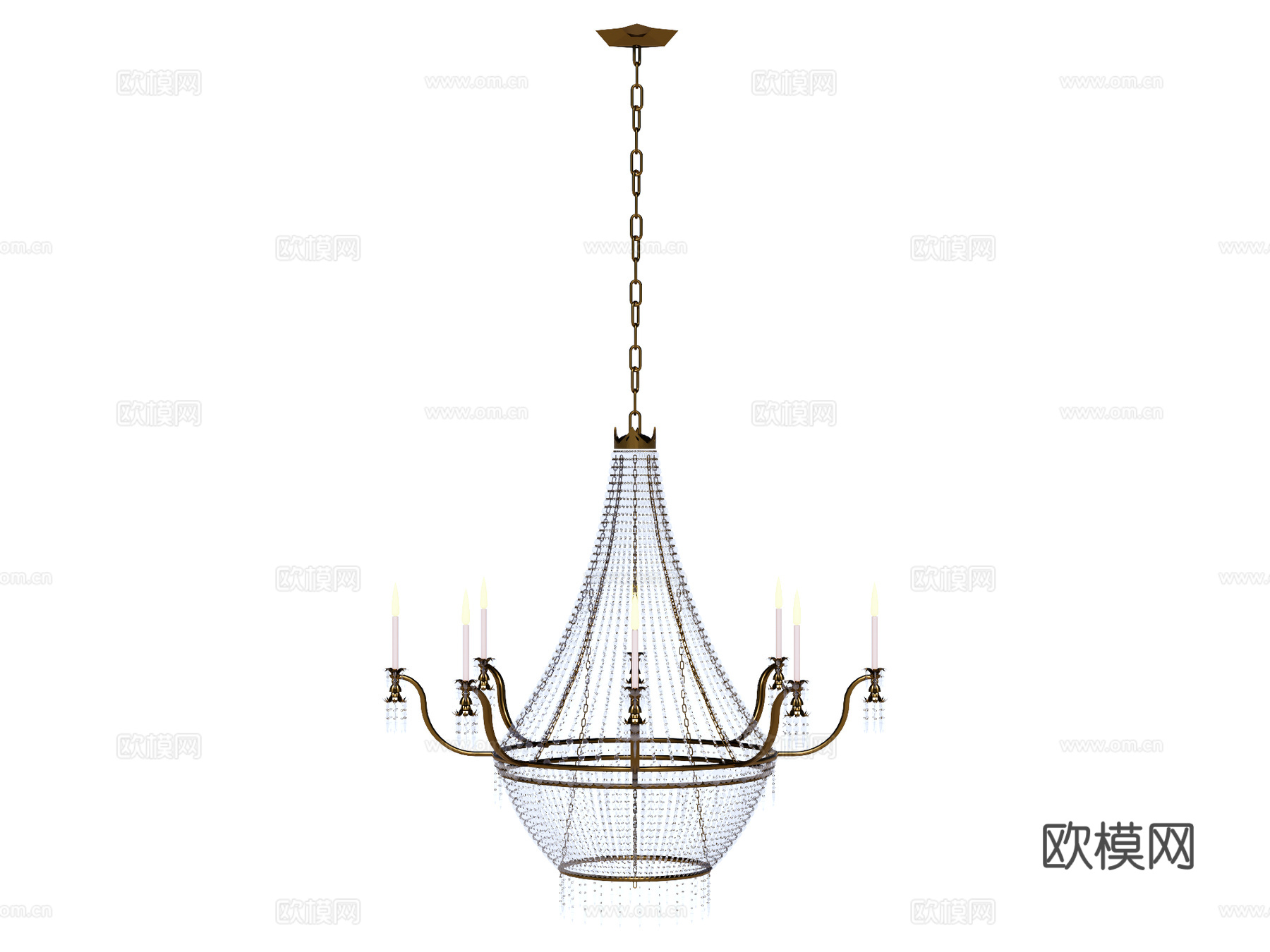 吊灯 水晶吊灯 金属吊灯 装饰灯具su模型