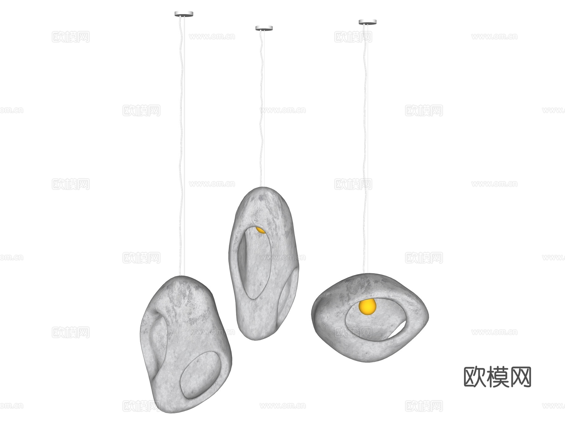 吊灯 装饰灯具su模型