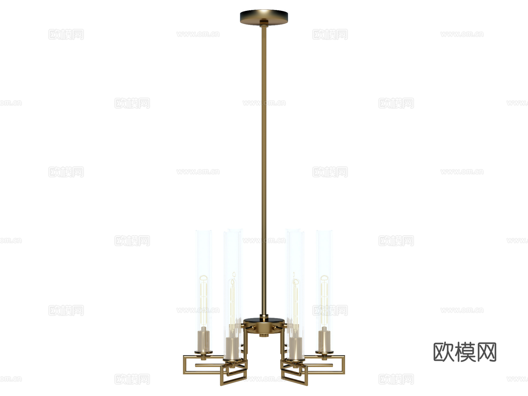 吊灯 金属吊灯 玻璃吊灯 装饰灯具su模型