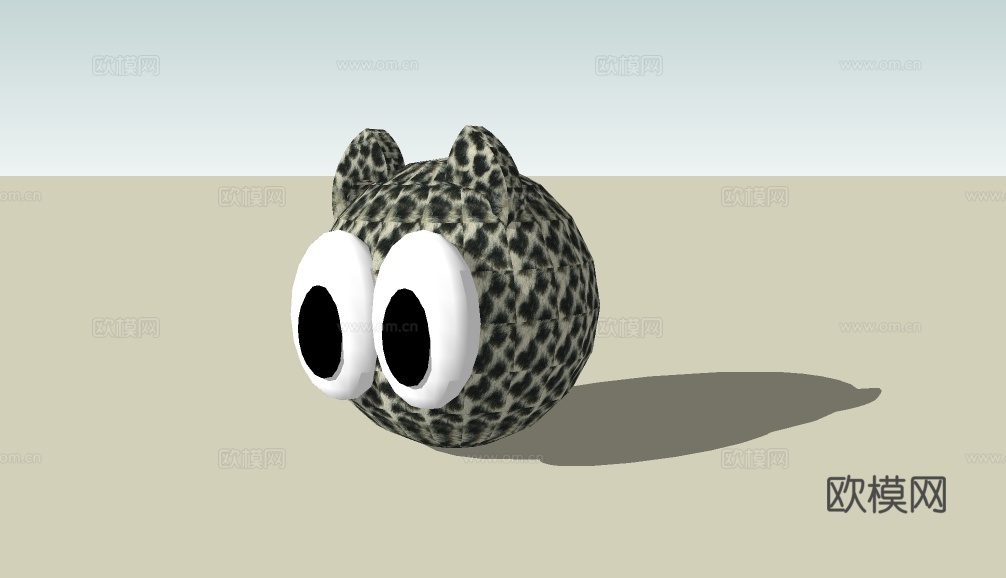 儿童游乐设施  摆件su模型