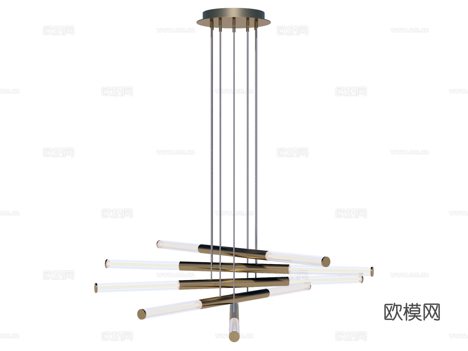 吊灯 金属吊灯 玻璃吊灯 装饰灯具su模型