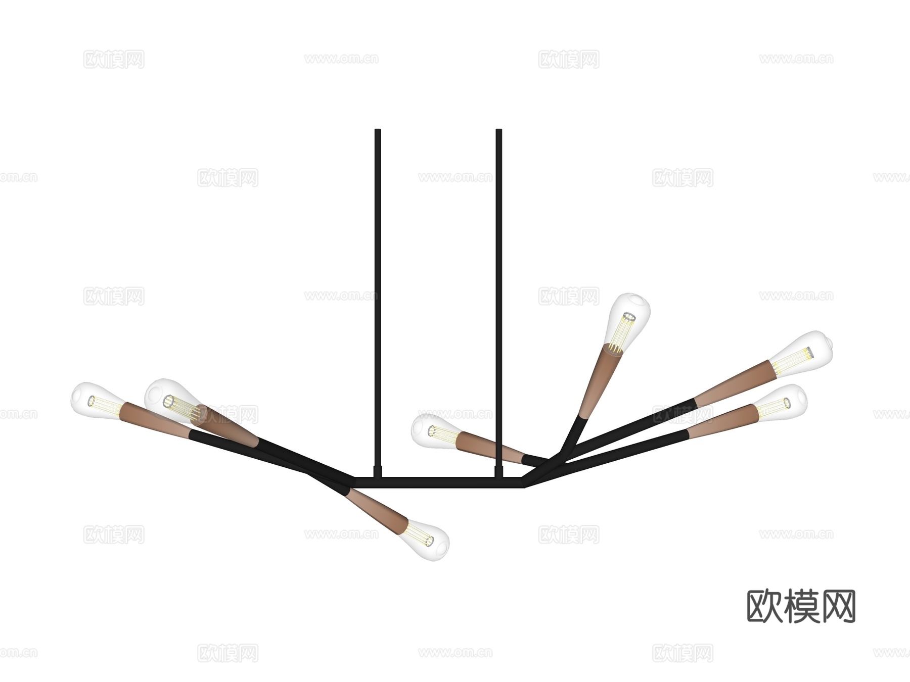 吊灯 装饰灯具su模型