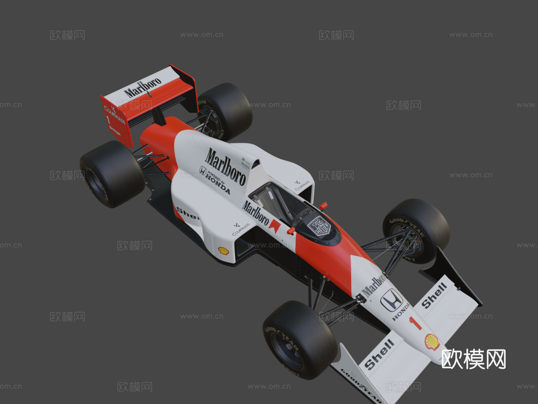 迈凯伦MP45  一级方程式3d模型下载（渲染图8）