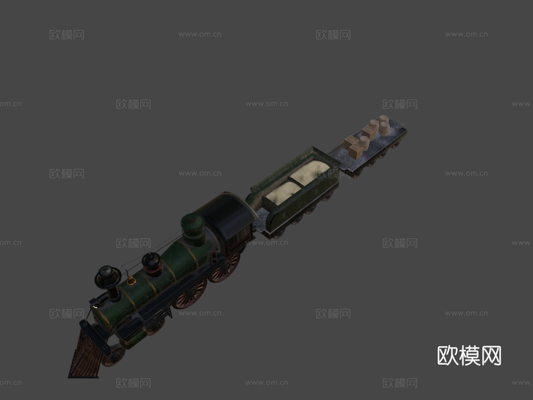 狂野西部机车3d模型下载（渲染图8）