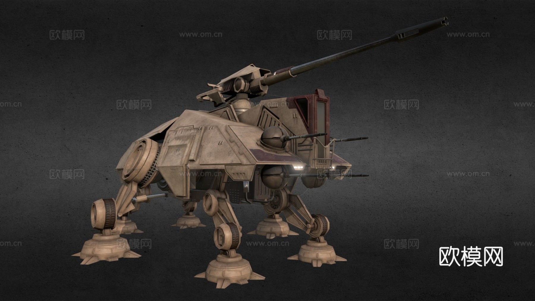 共和国 全地形战术执行者3d模型下载（渲染图1）