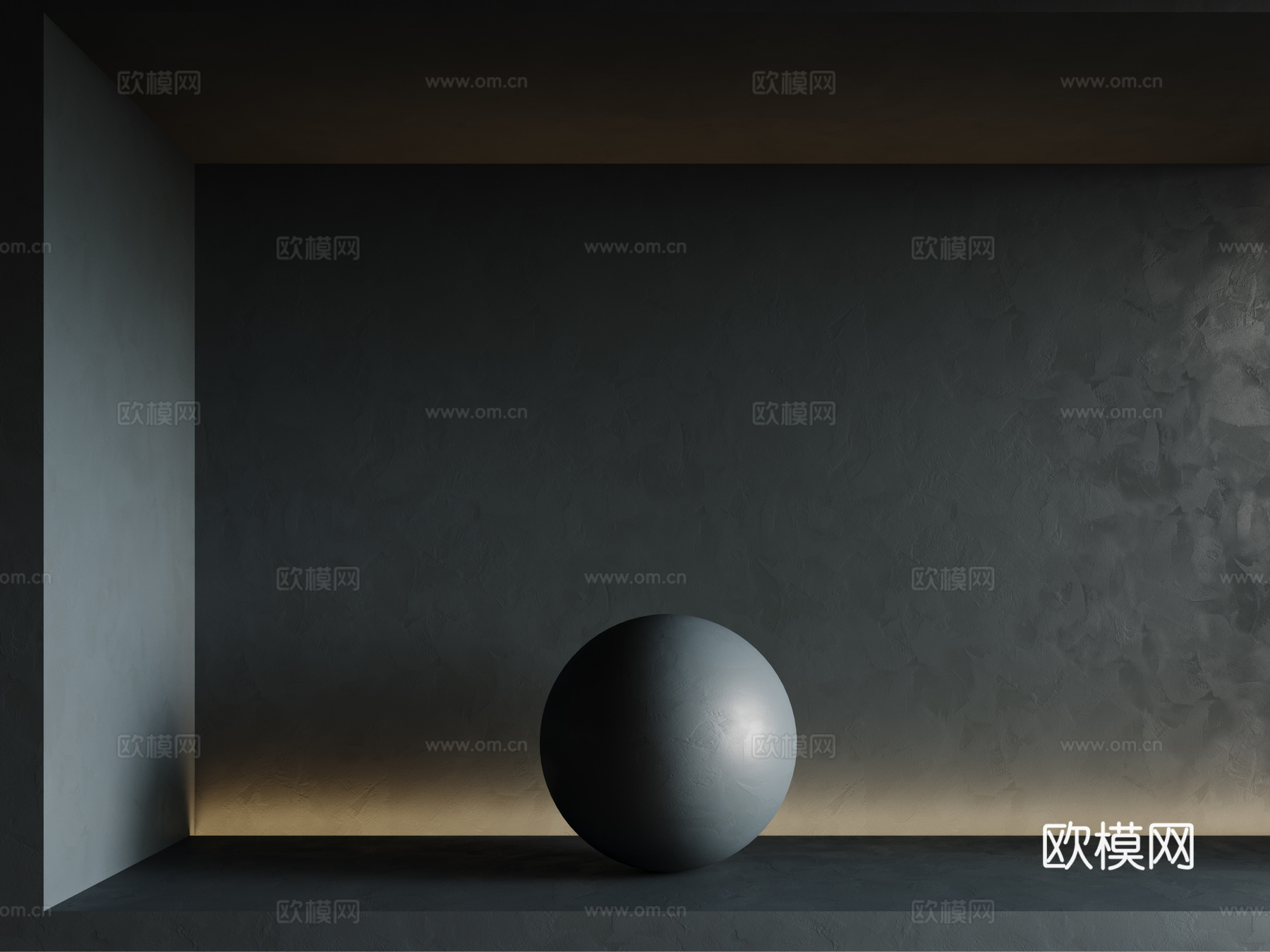 现代涂料 微水泥 艺术漆 肌理漆 水泥墙su模型