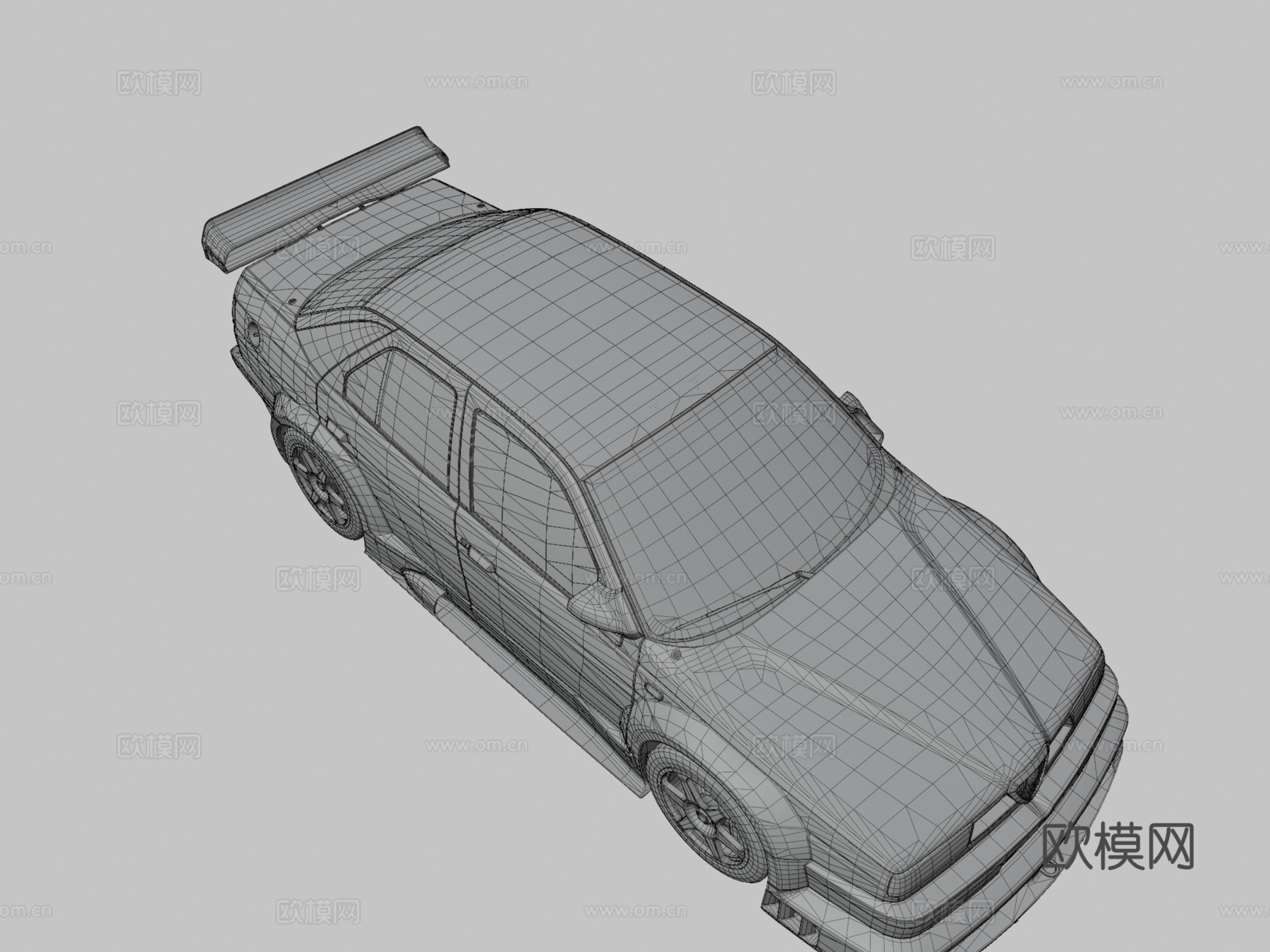 AC  阿尔法罗密欧 155 V6 TI3d模型下载（渲染图3）