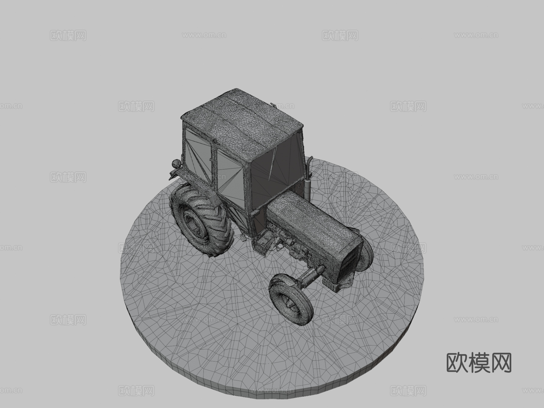 乌尔苏斯 C360 拖拉机3d模型下载（渲染图3）