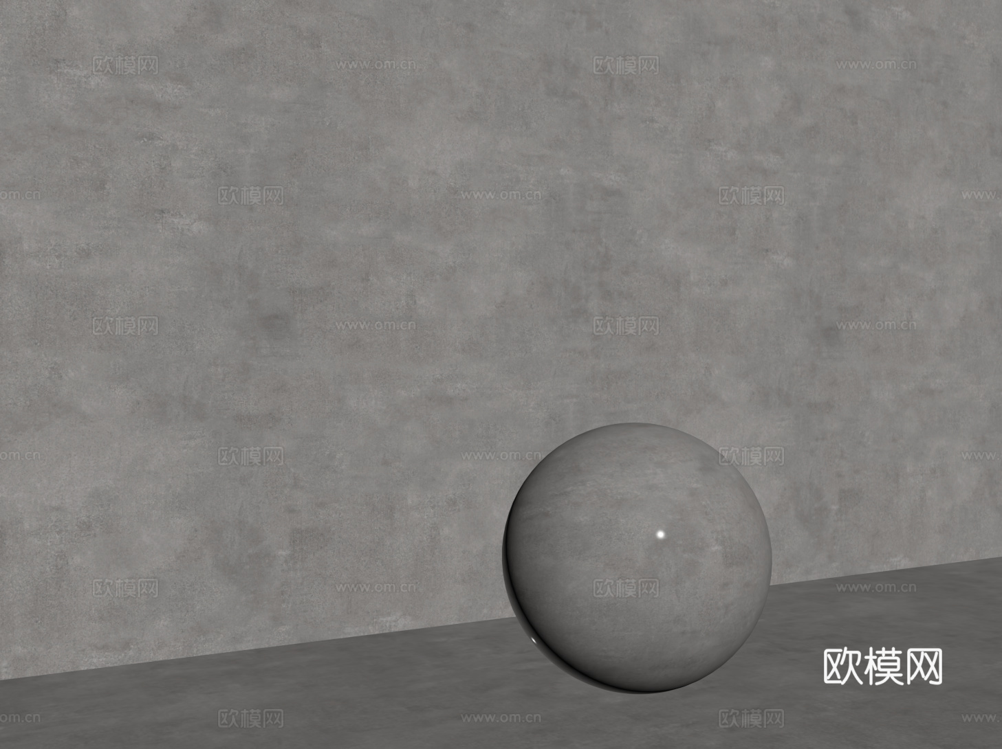 现代涂料 微水泥 艺术漆 肌理漆 水泥墙su模型