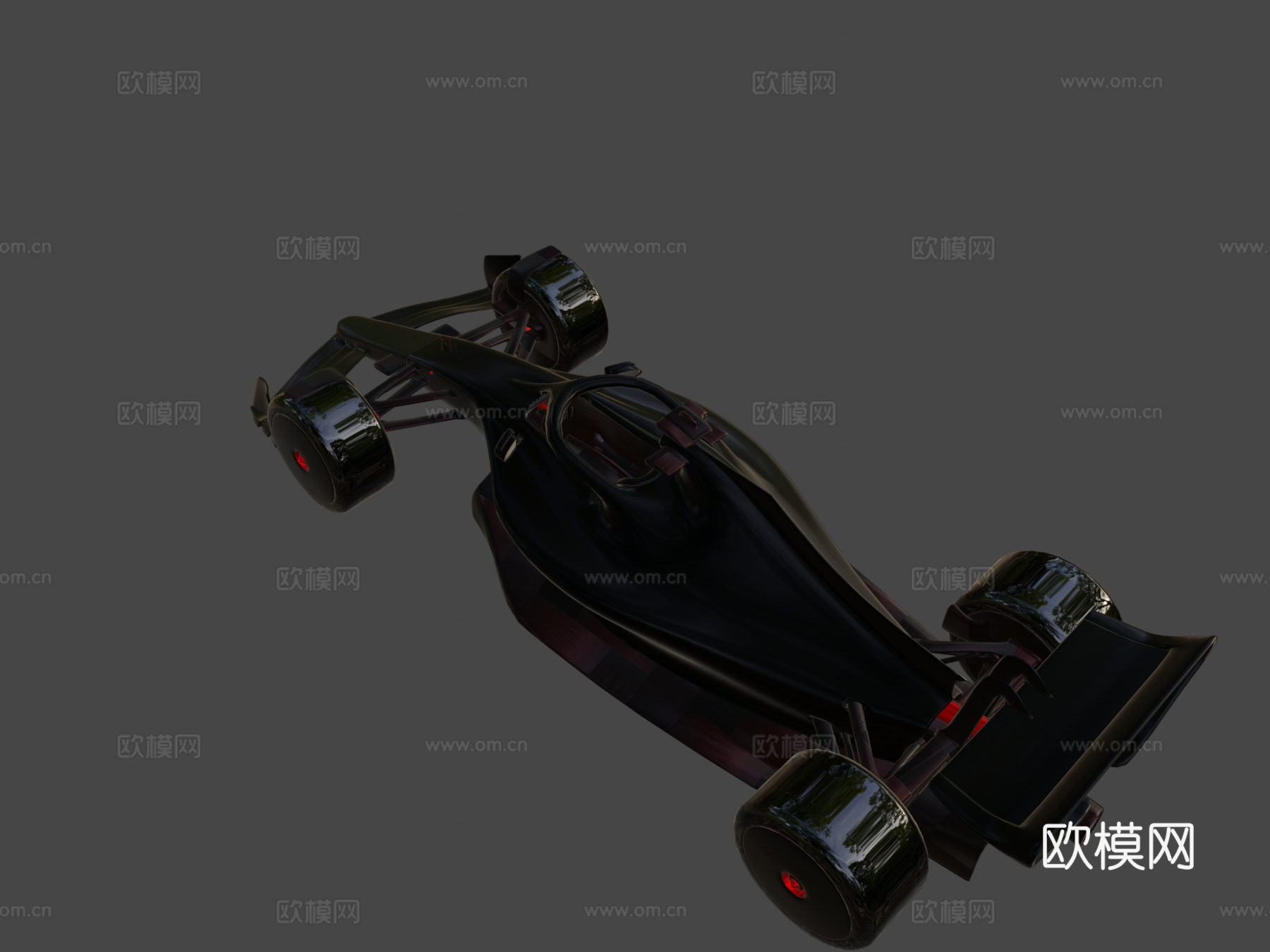 F1梅赛德斯W13概念车3d模型下载（渲染图7）