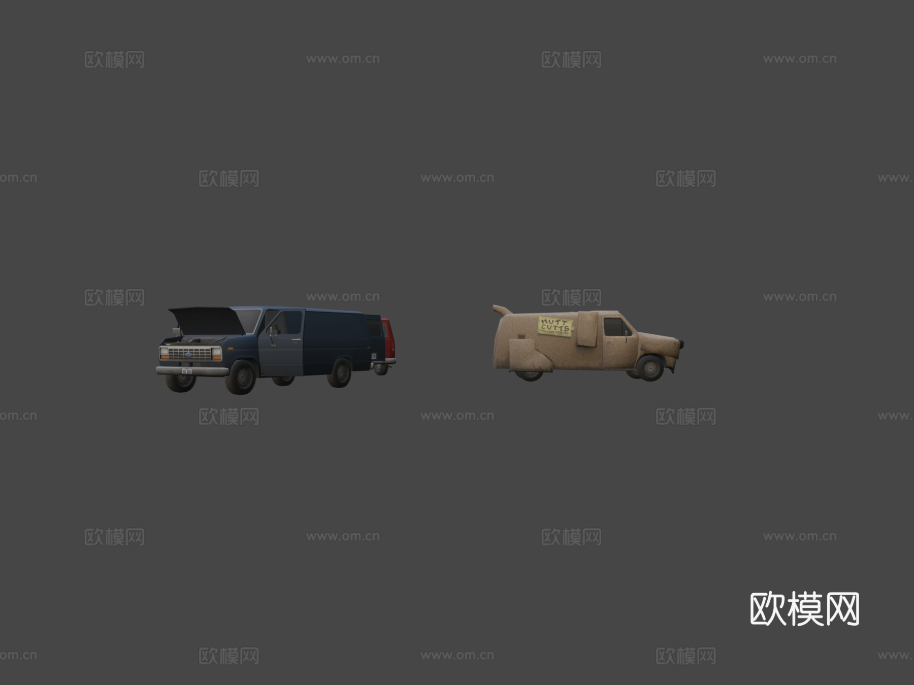 福特 Econoline E150 以 MUTT CUTTS3d模型下载（渲染图6）