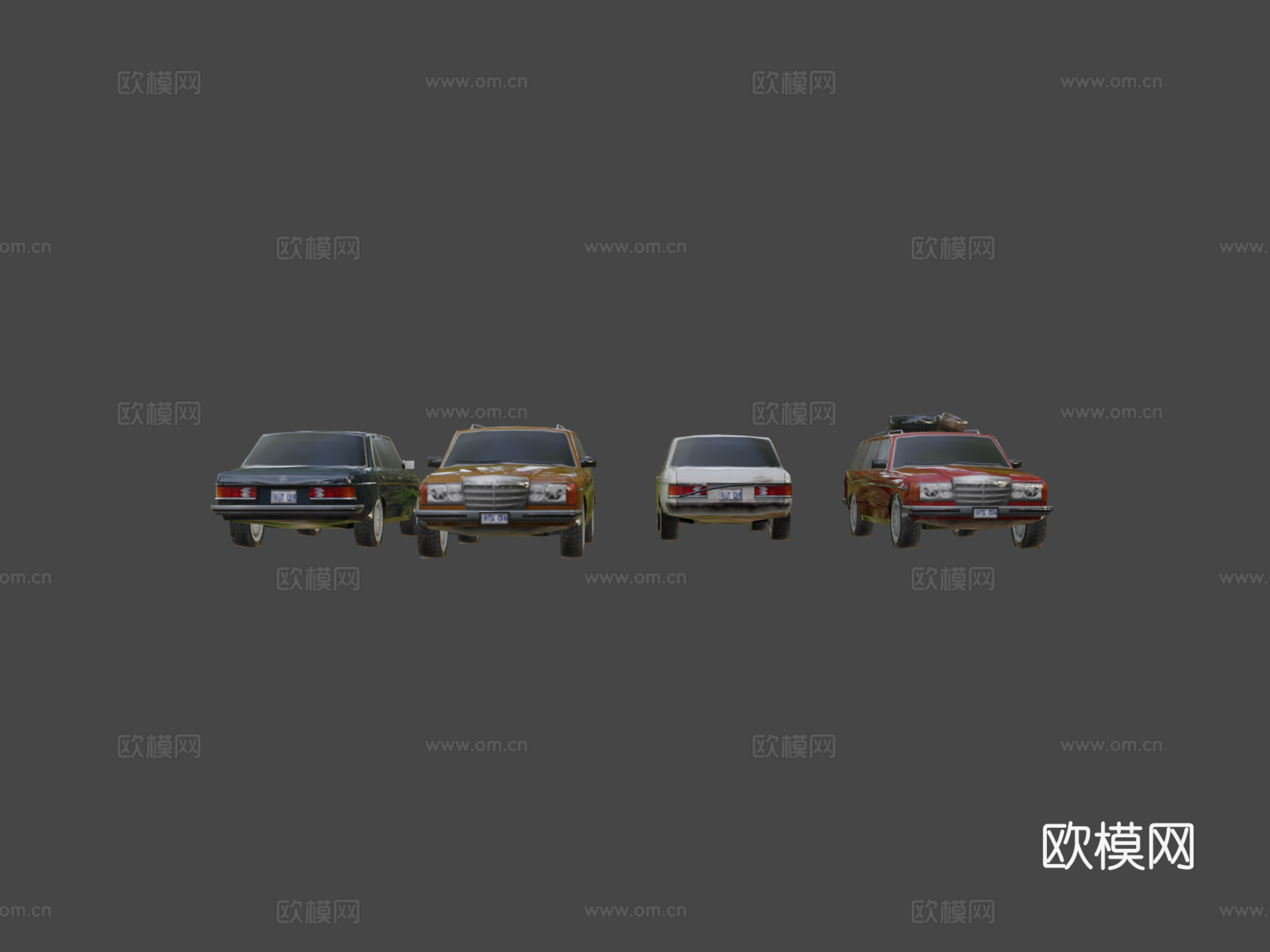 梅赛德斯奔驰 W1233d模型下载（渲染图5）