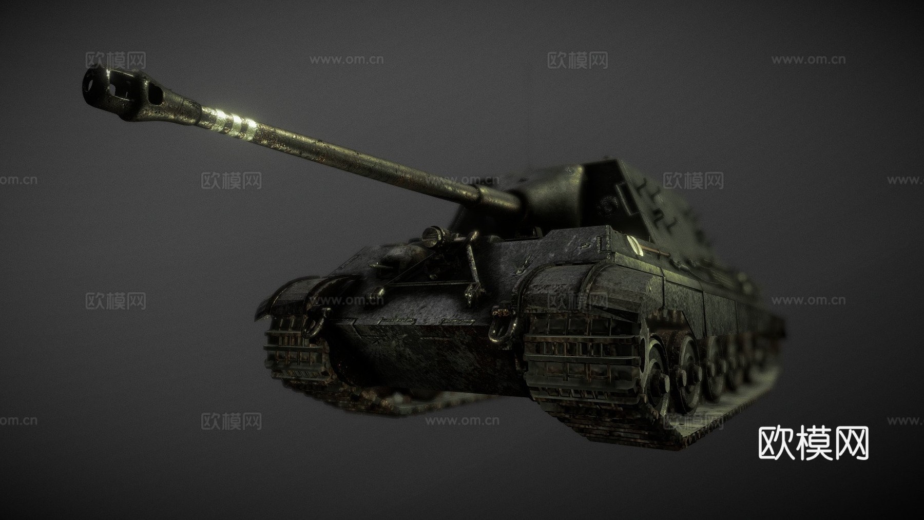 猎虎88厘米3d模型下载（渲染图1）