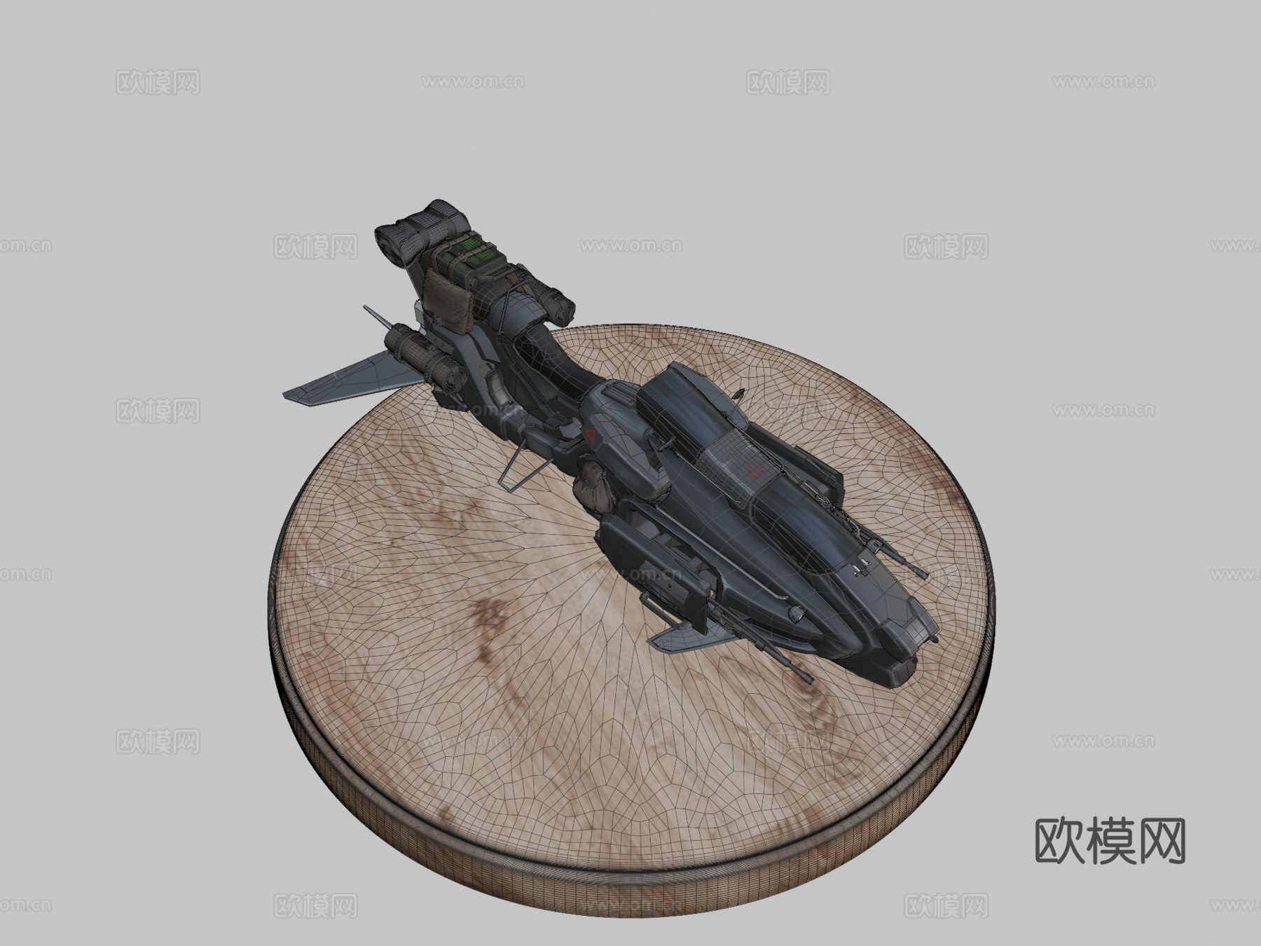 悬浮摩托3d模型下载（渲染图2）